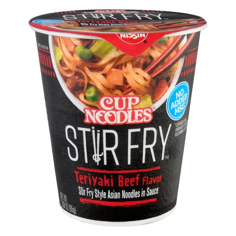 Nissin Cup Noodles Stir Fry Teriyaki Beef view 1
