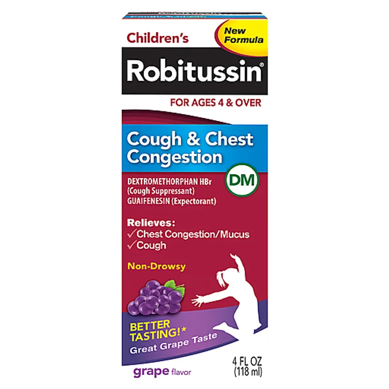 Robitussin Children's Cough & Chest Congestion Grape view 1