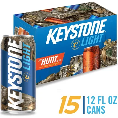 Keystone Light 15 Pack 12oz Cans