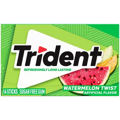 Trident Watermelon Twist Sugar-Free Gum 14 Sticks 0.9oz