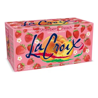 LaCroix Strawberry Peach Sparkling Water