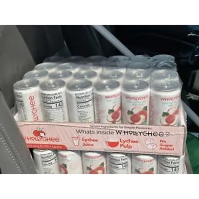 Whollychee Lychee Juice with Pulp 11.15 oz