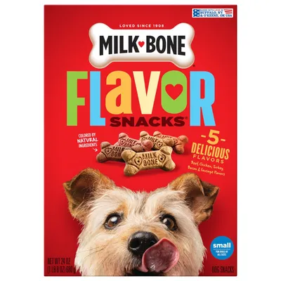 Milk-Bone Flavor Snacks Dog Biscuits Small 24 oz Box