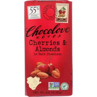 Chocolove Cherries & Almonds In Dark Chocolate