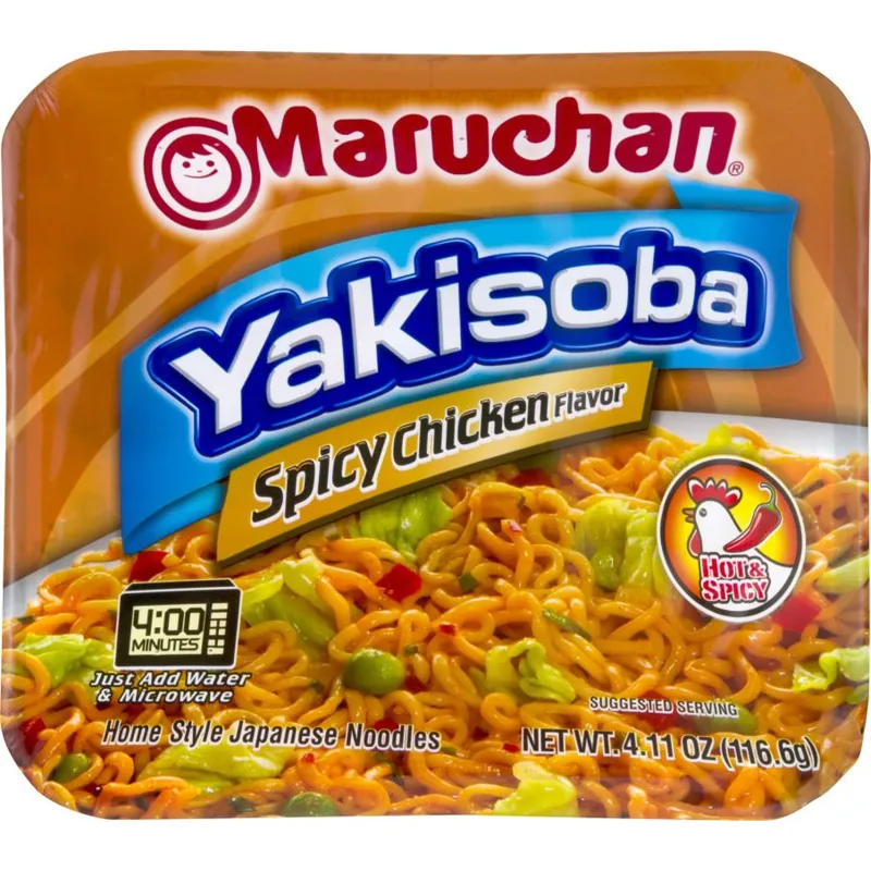 Maruchan Yakisoba Spicy Chicken Flavor Noodles view 1