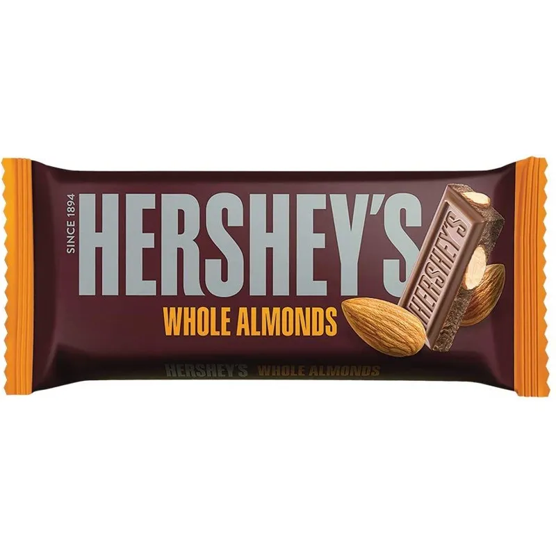 Hershey's Whole Almonds Milk Chocolate Bar view 1