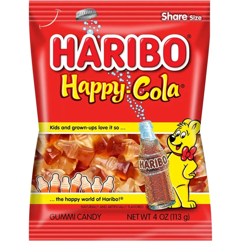 Haribo Happy Cola Gummy Candy view 1