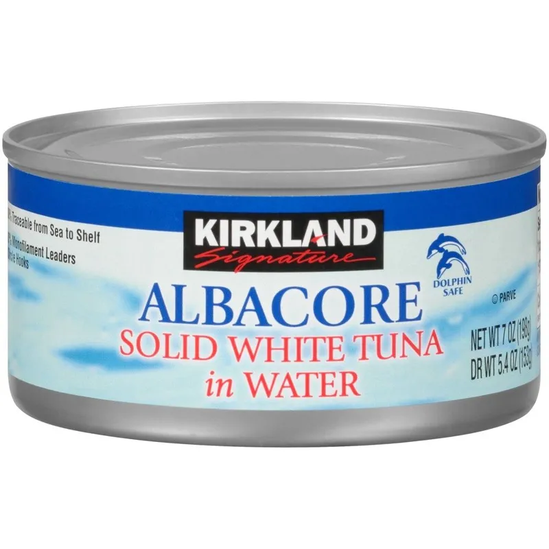 Kirkland Signature Albacore Solid White Tuna in Water view 1