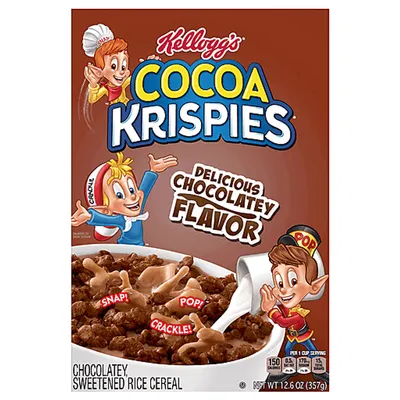Kellogg's Cocoa Krispies Cereal 12.6 oz Box