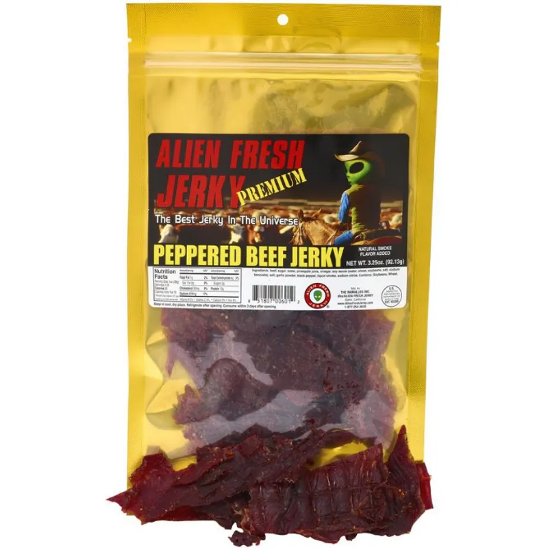 Alien Fresh Peppered Beef Jerky view 1