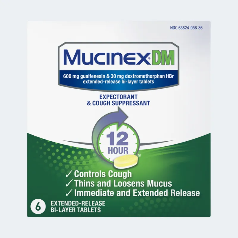 Mucinex DM 12-Hour Extended-Release Tablets Box view 1