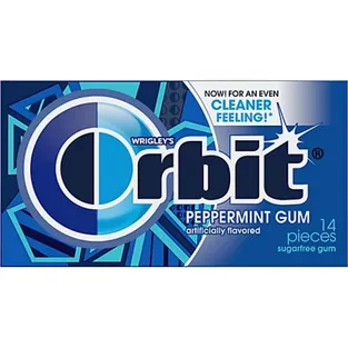 Orbit Peppermint Sugarfree Gum