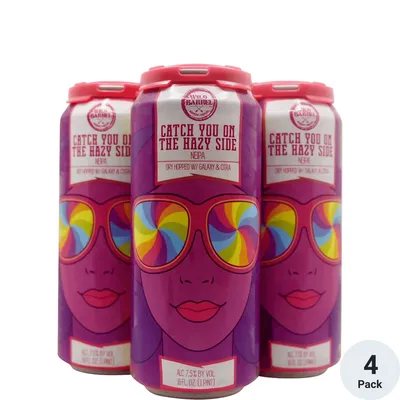 Wild Barrel Brewing Catch You On The Hazy Side Hazy/Juicy New England IPA 4 × 16 oz cans 4 Pack