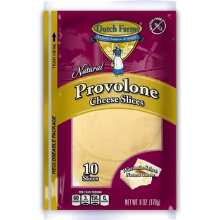 Dutch Farms Provolone Cheese Slices