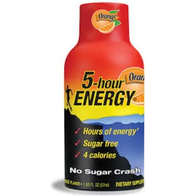 5-Hour Energy Energy Shot, Regular Strength Orange