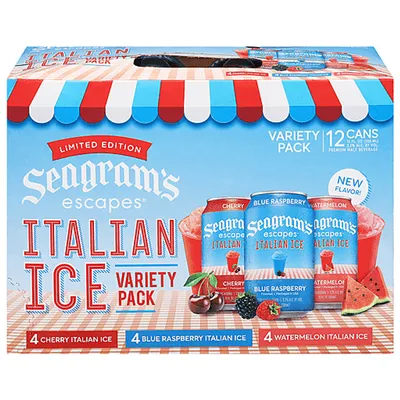 Seagram's Escapes Aloha Ice Variety Pack 12pk 12oz Cans