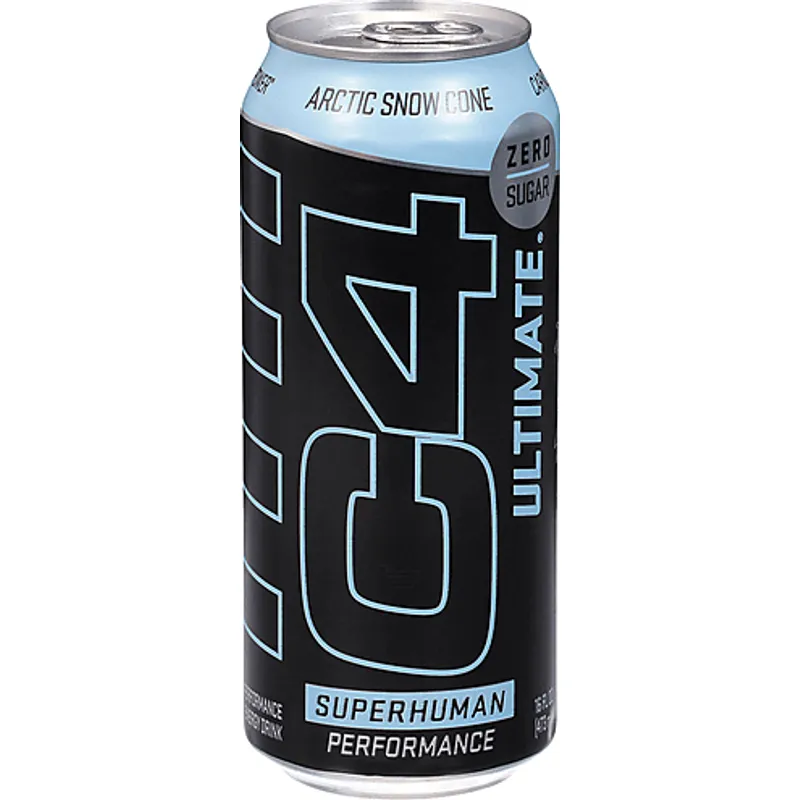 C4 Energy Drink, Zero Sugar, Arctic Snow Cone view 1