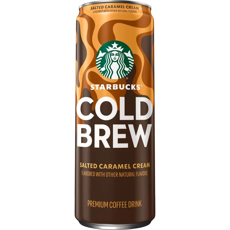 Starbucks Cold Brew Salted Caramel Cream Premium Coffee Drink view 1