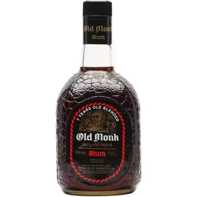 Old Monk Triple X Rum (Very Old Vatted) 7 Year Blended 750mL Bottle