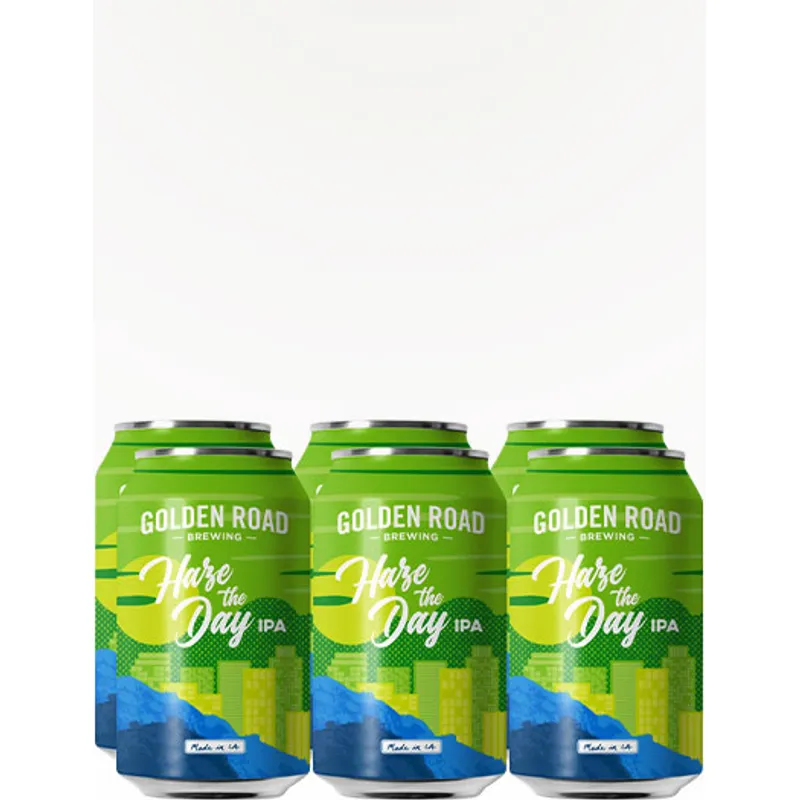 Golden Road Brewing Haze The Day IPA view 1