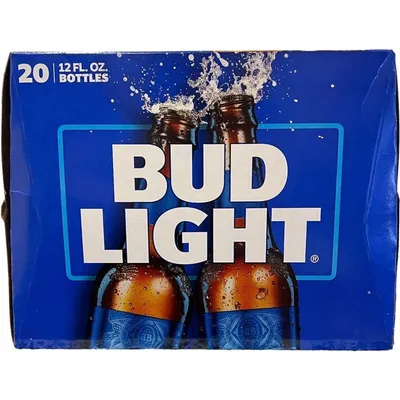 Bud Light 20 Pack 12 oz Bottles