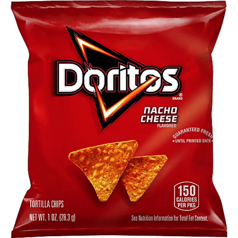 Doritos Tortilla Chips Nacho Cheese view 1