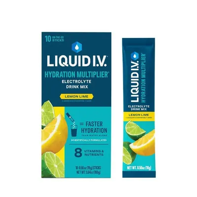 Liquid I.V. Hydration Multiplier Lemon Lime 0.56 oz packet