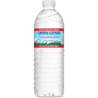 Crystal Geyser Natural Alpine Spring Water Plastic