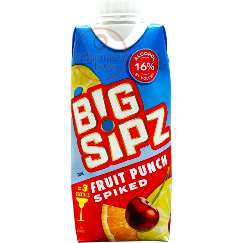 Big Sipz Fruit Punch Spiked Malt Beverage view 1