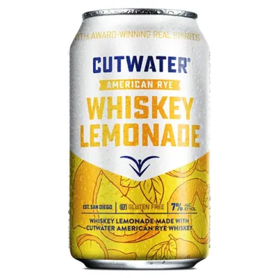 Cutwater Whiskey Lemonade 12 oz Can