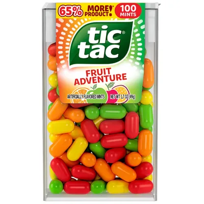 Tic Tac Fruit Adventure 1.7 oz Box