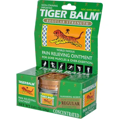 Tiger Balm Regular Strength White 18g