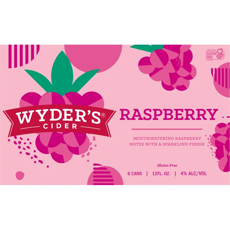 Wyders Dry Raspberry Cider view 1