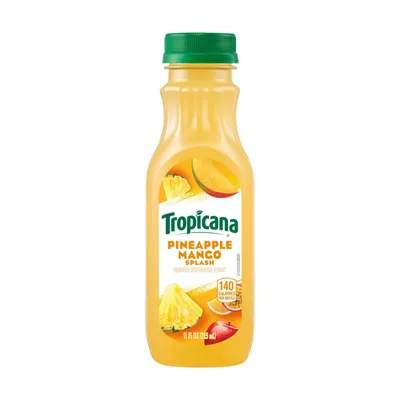 Tropicana Pineapple Mango Juice 11 oz bottle