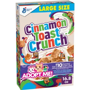 Cinnamon Toast Crunch Cereal with Whole Grain Box