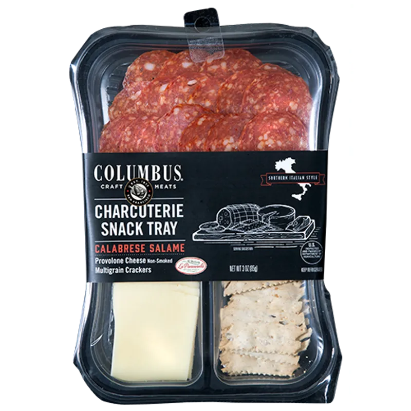 Columbus Charcuterie Snack Tray Calabrese Salame view 1