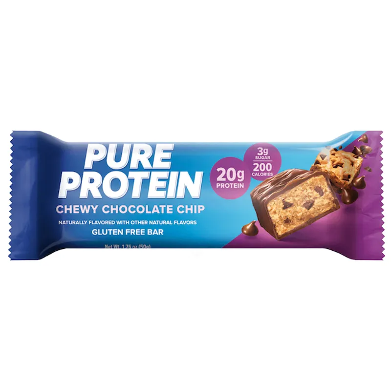 Pure Protein Chewy Chocolate Chip Protein Bar view 1