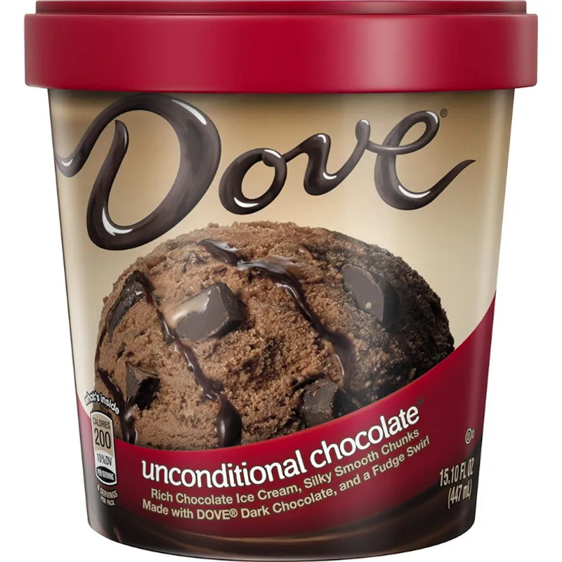 Dove Unconditional Chocolate Ice Cream view 1