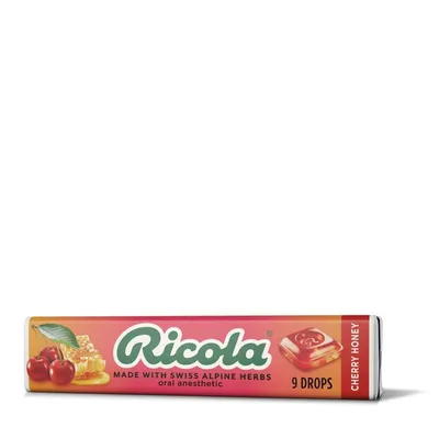 Ricola Cherry Honey Herb Cough Drops 9 ct