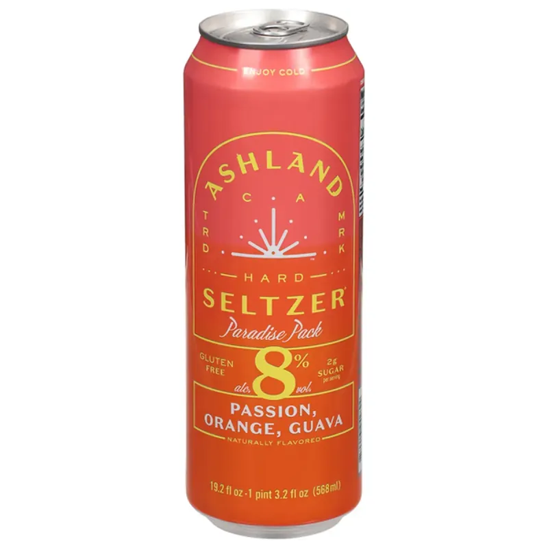 Ashland Hard Seltzer Passion Orange Guava view 1