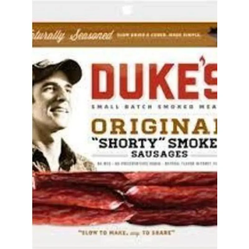 Duke's Finely Crafted Smoked Meats Smoked Shorty Sausages Original Box view 1