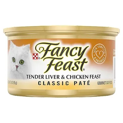 Fancy Feast Classic Pate Tender Liver & Chicken Feast 3 oz Can