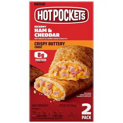 Hot Pockets Ham & Cheddar 2 ct 2-pack Boxs