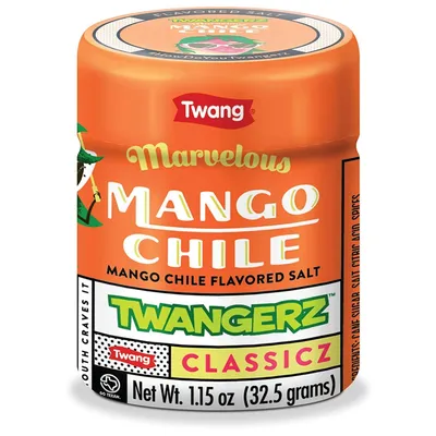 Twang Mango Chile Flavored Snack Salt 1.15 oz Bottle