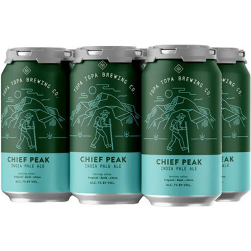 Topa Topa Brewing Co. Chief Peak IPA view 1