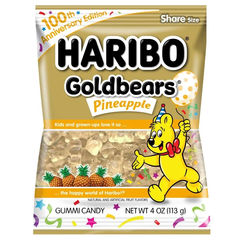 Haribo Goldbears Pineapple Gummy Bears view 1