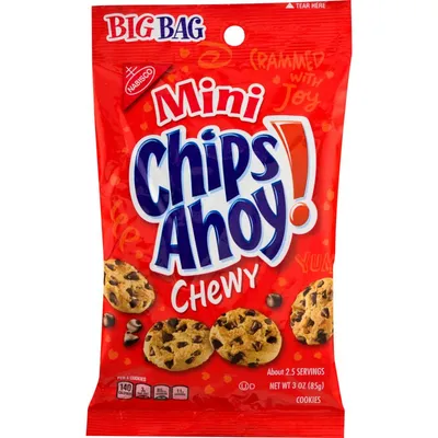 Nabisco Mini Chips Ahoy Chewy Chocolate Chip Cookies 3 oz