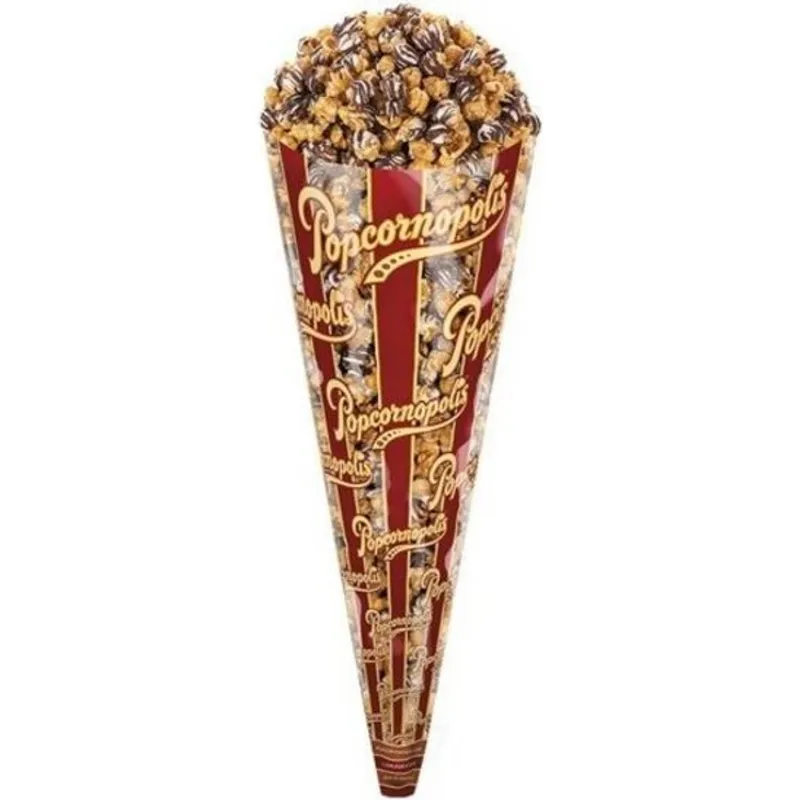Popcornopolis Gourmet Zebra Chocolate Popcorn view 1