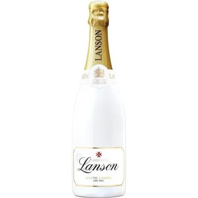 Lanson White Label Brut Champagne Dry Sec Champagne Blend Sparkling Wine 750mL
