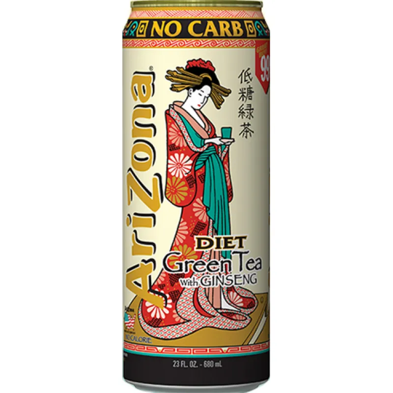 Arizona Diet Green Tea With Ginseng view 1